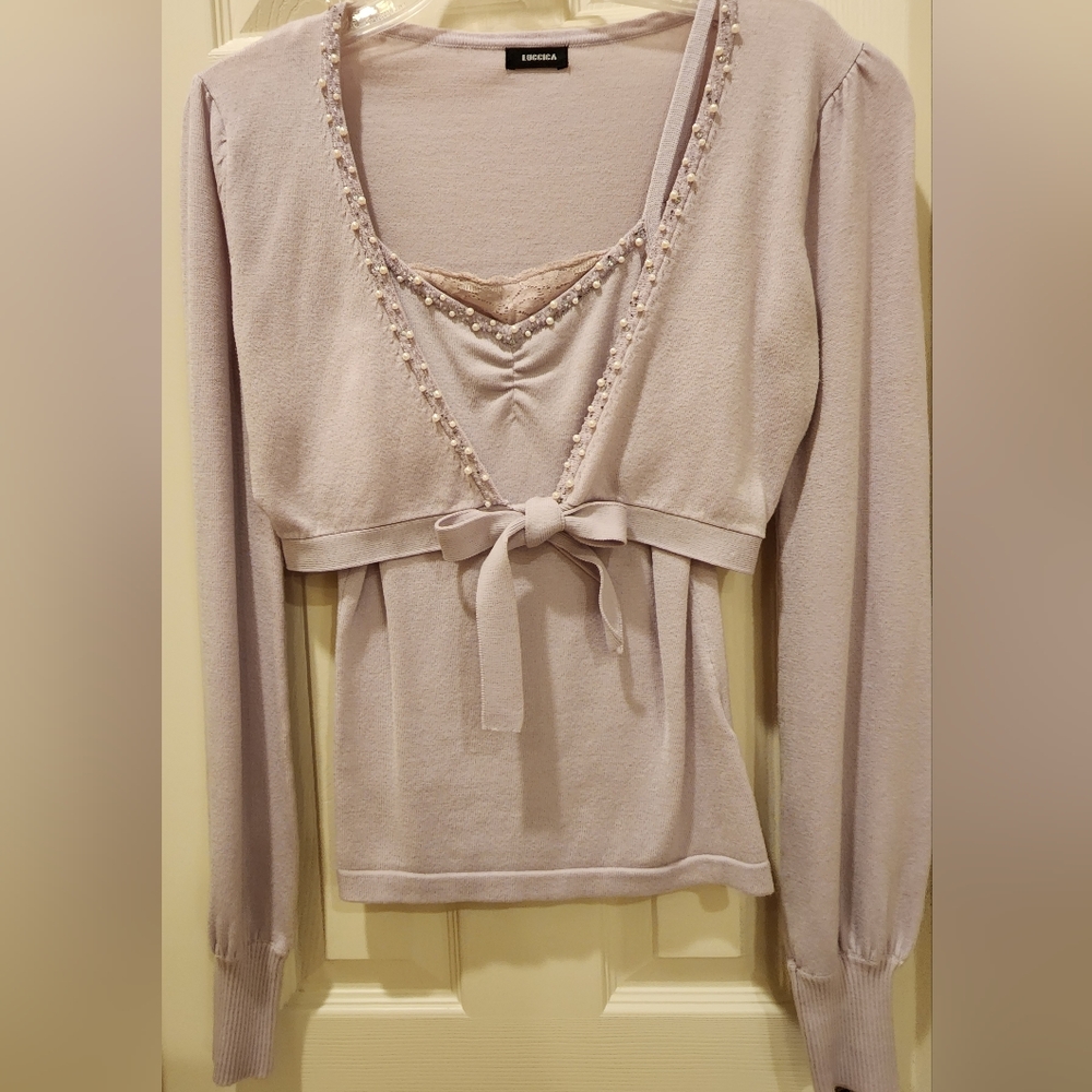 Sweater Top with Matching Bolero SweaterJacket